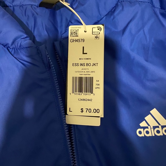 Blue Adidas Bomber - Picture 3 of 3